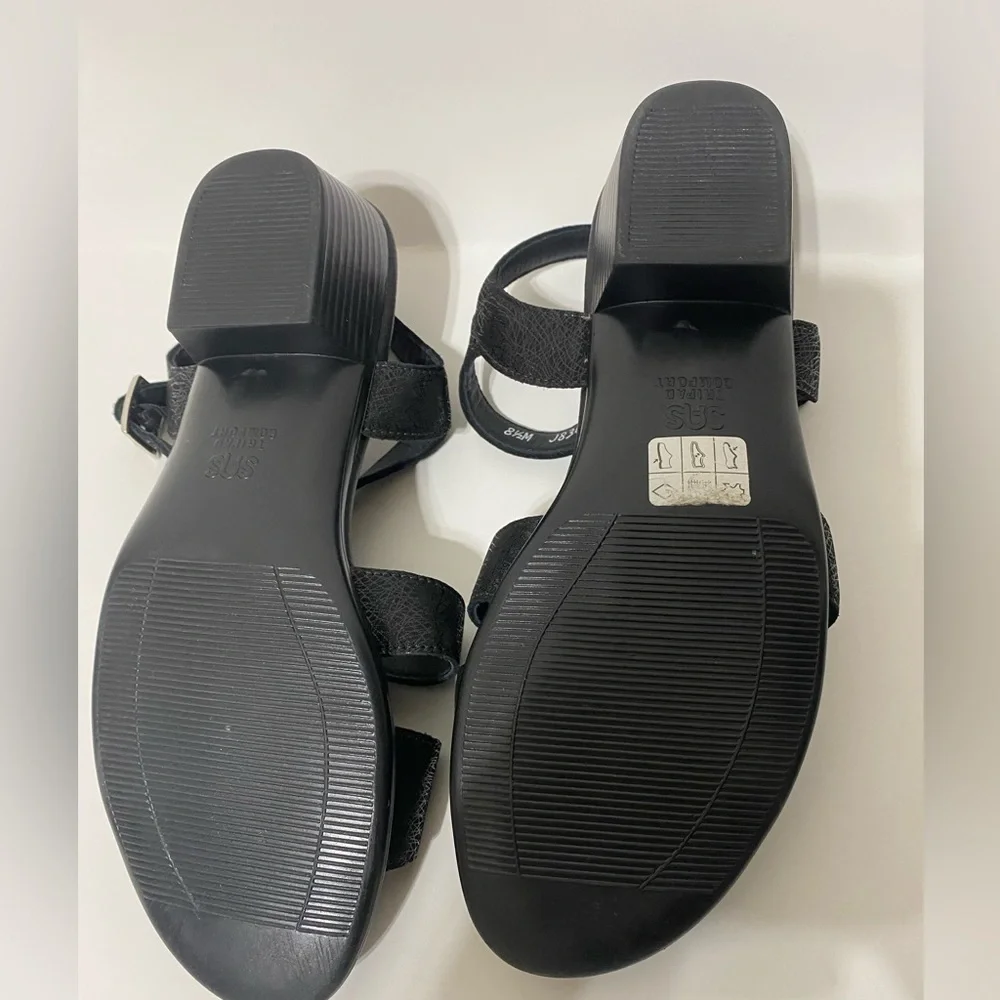 SAS Savanna Black Women's Sandals size 8.5 - Picture 2 of 5